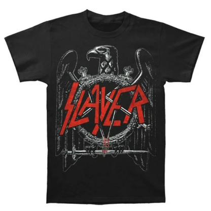 Slayer Large Black Eagle Mens T-shirt Officially Licensed