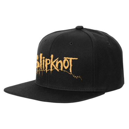 Slipknot Flat Brim Hat Logo Cap Snapback- Officially Licensed