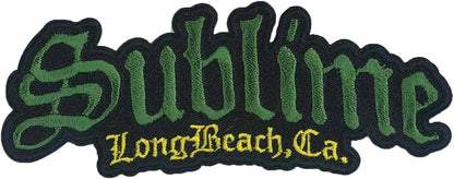 Sublime Long Beach Patch Iron-on New Rock Band Iron-on Embroidered Iron on