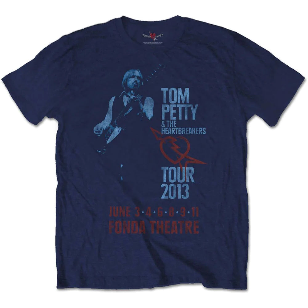 Tom Petty Fond Theatre Mens T-shirt Officially Licensed