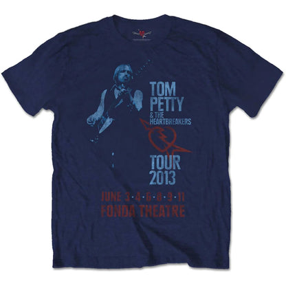 Tom Petty Fond Theatre Mens T-shirt Officially Licensed