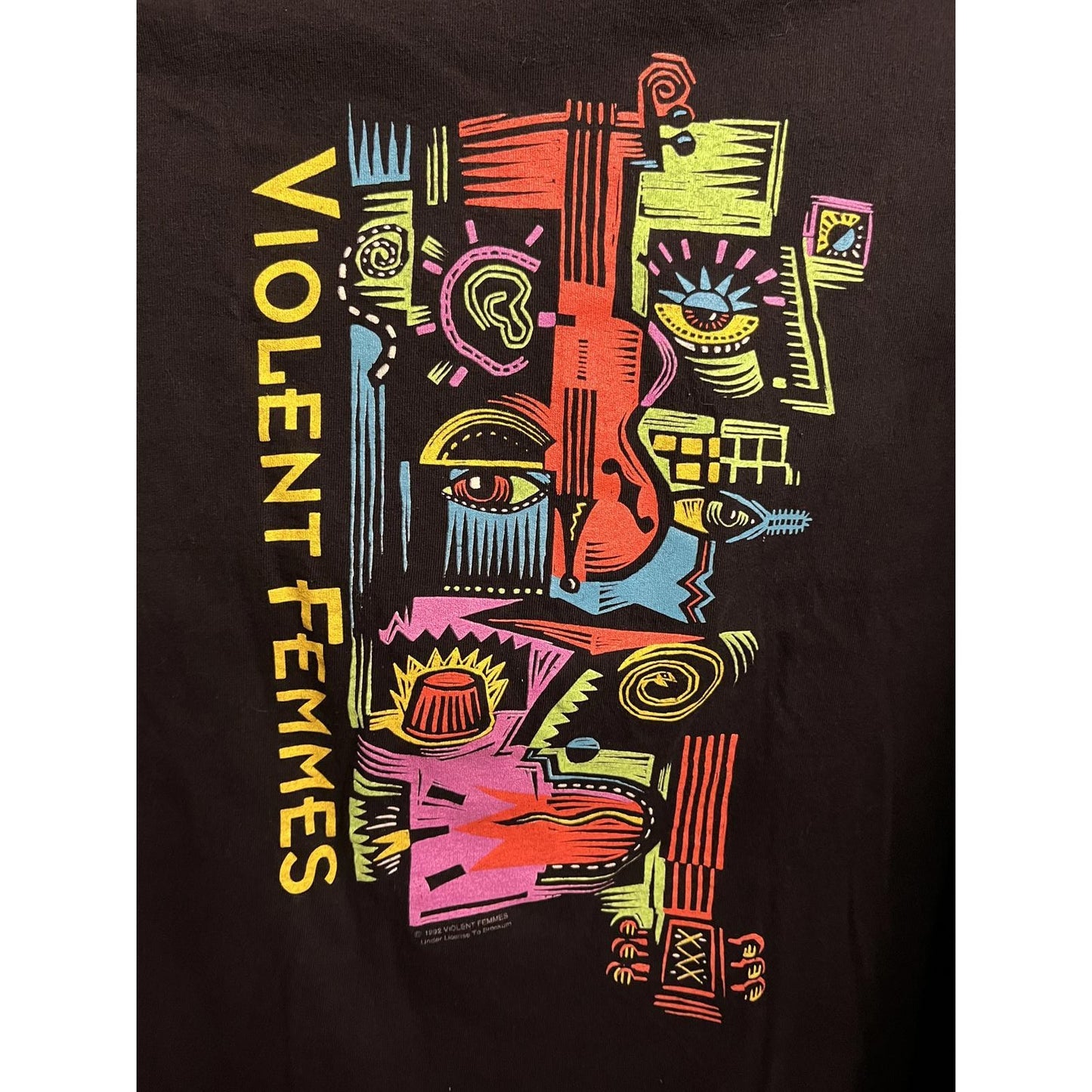 VTG Violent Femmes T-shirt Tour 1992 - 2 Sided Tee XL