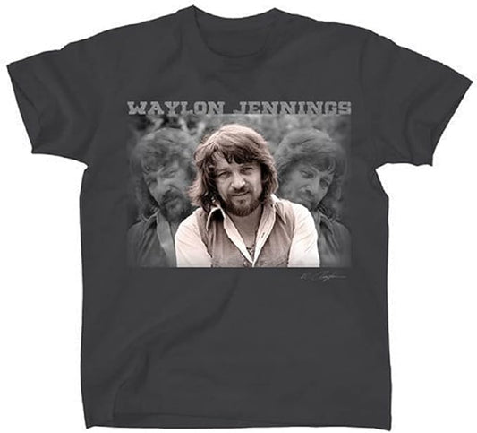 Waylon Jennings Portrait Tshirt