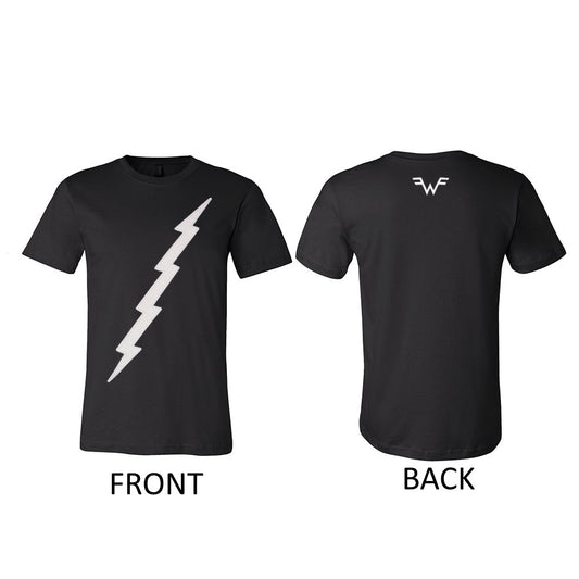 Weezer Guitar Strap Lightning Bolt Tshirt