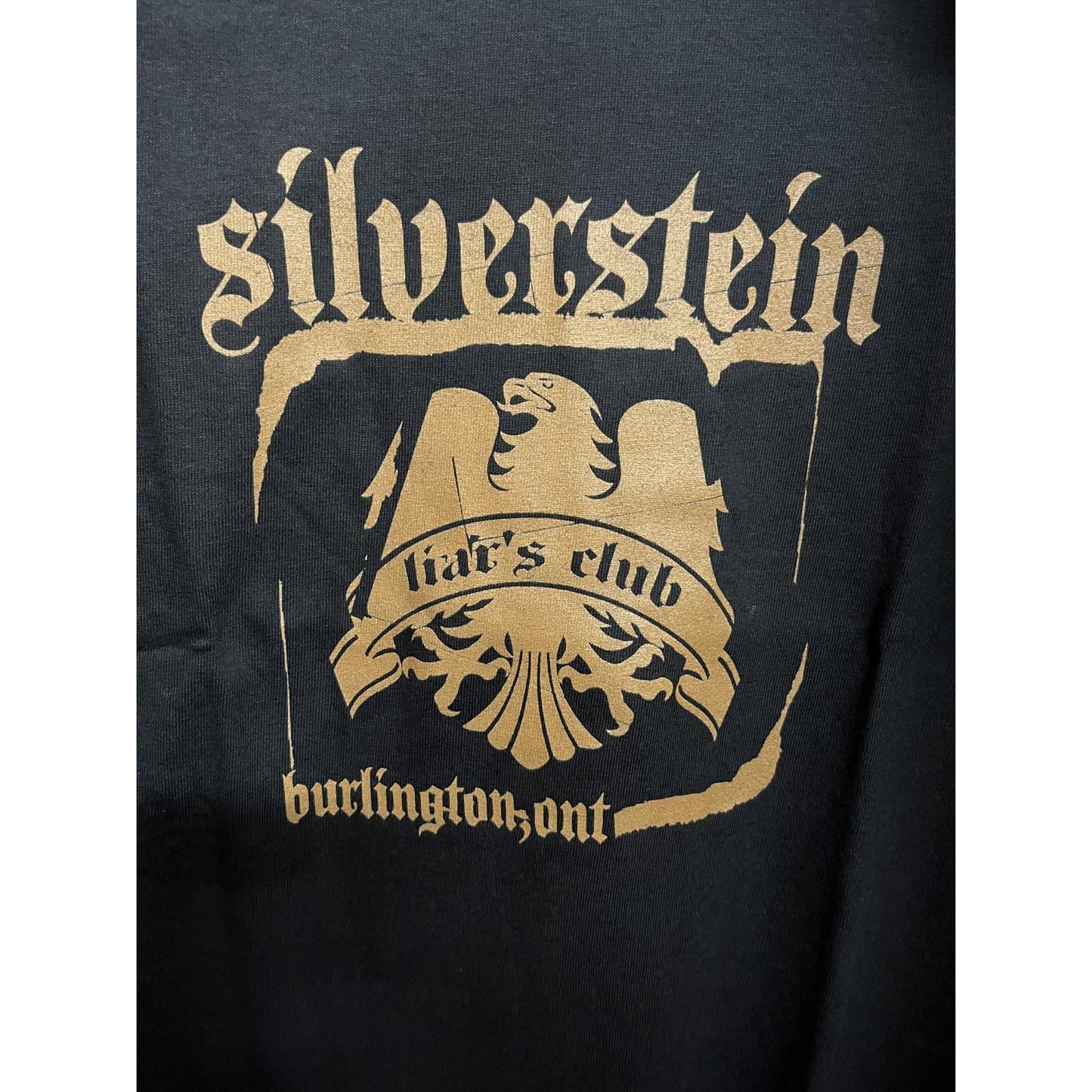 Silverstein Band T-shirt -Liar's Club Burlington Ont Vintage