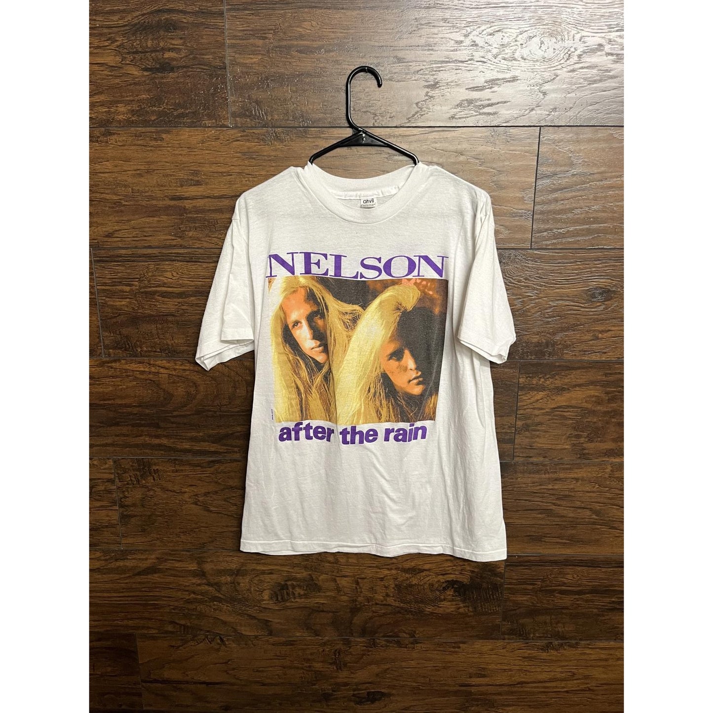 Vintage Band Nelson After the Rain T-shirt - Nelson Twins -L