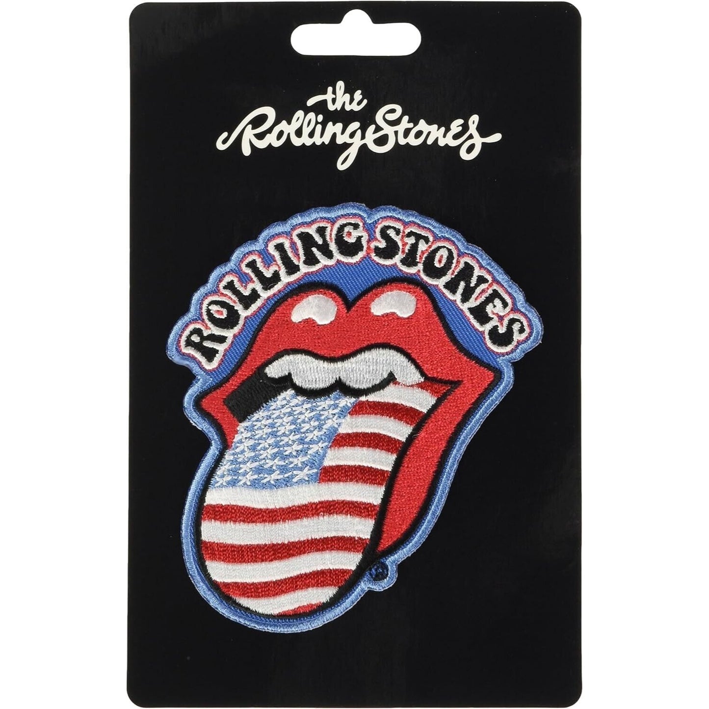 Rolling Stones Tongue USA Patch New Rock Band Iron-on Embroidered Iron on