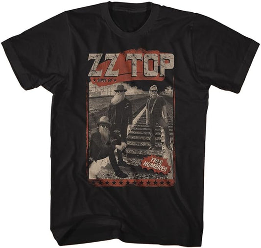 ZZ TOP Tres Hombres Mens T-shirt Officially Licensed