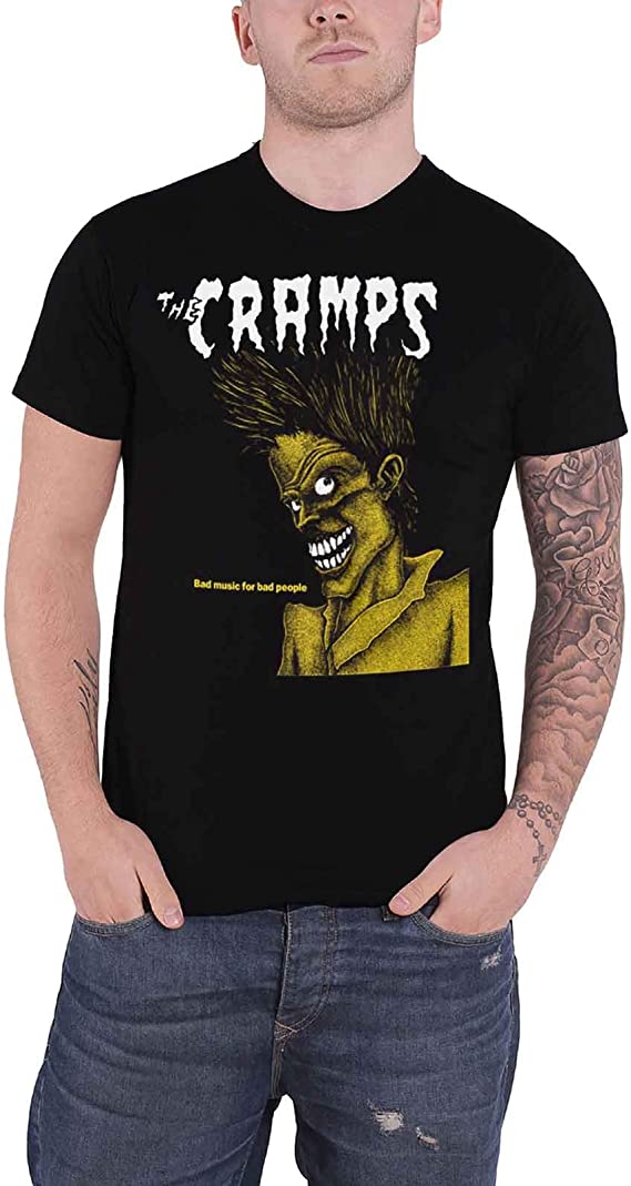 The Cramps T-shirt - Logo Human Fly Album- Brand New - NWT - Band Tees