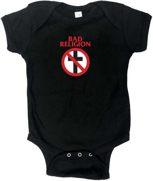 Bad Religion Buster Cross Baby One Piece Bodysuit