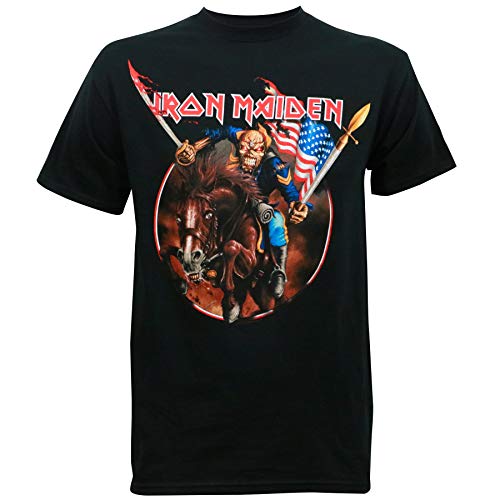 Iron Maiden England Custerd Mens T-shirt Officially Licensed