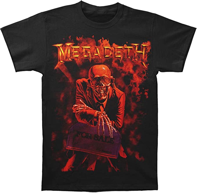 Megadeth For Sale Mens T-shirt Officially Licensed