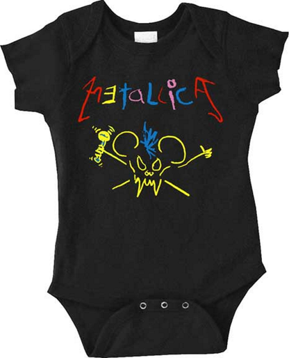 Metallica Baby One Piece Bodysuit